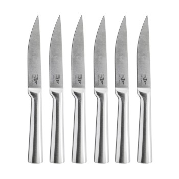 Lot de 6 couteaux à steak inox Achat/Vente au meilleur prix