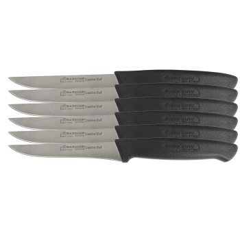 6 couteaux à steak lame lisse -Fischer Bargoin®