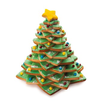 10 emporte pièces sapin de noël - IBILI®