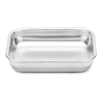 Plat acier inox antiadhésif haut  30 x 22  cm Achat/Vente au meilleur prix